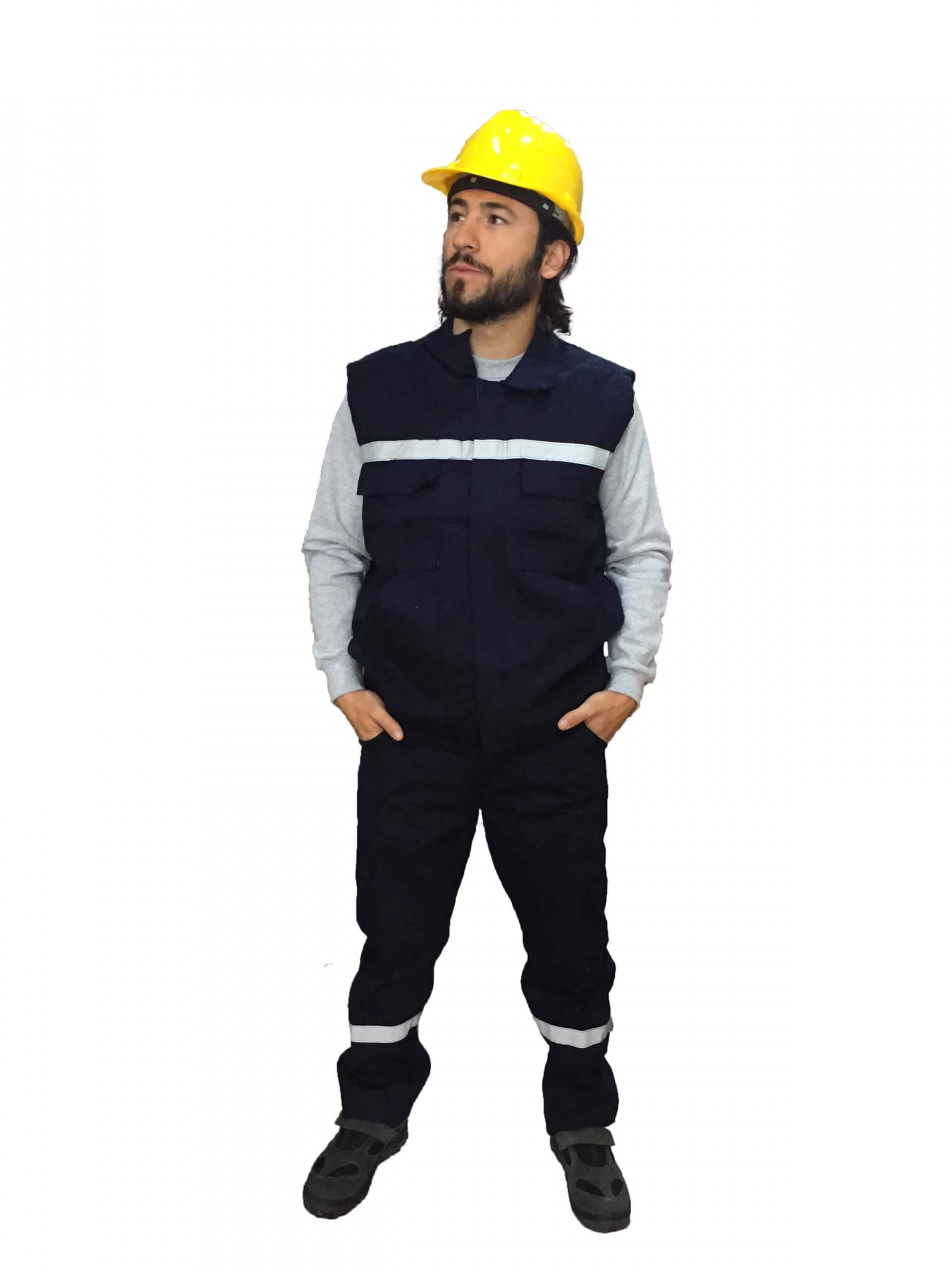 gabardin yelek pantolon iş takımı